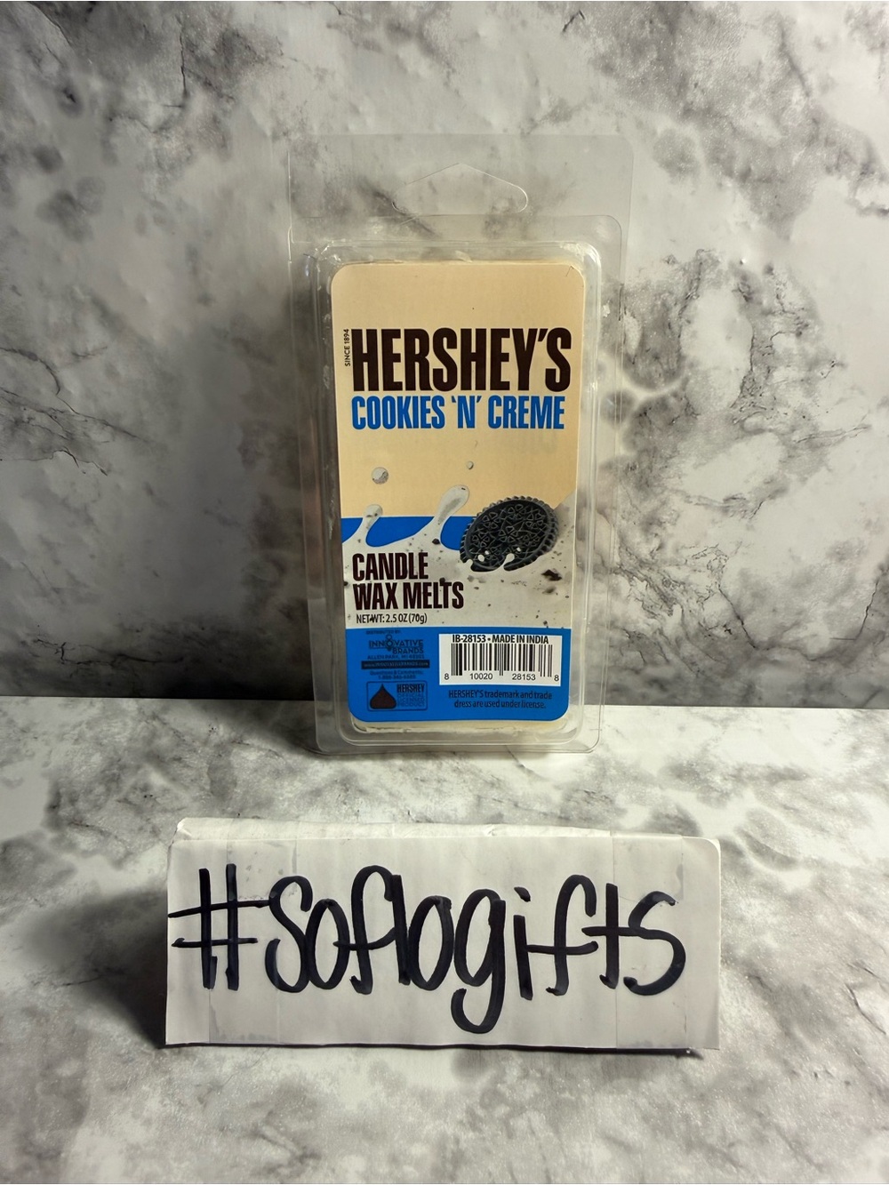 Hershey's Cookies 'N' Creme Candle Wax Melts, 2.5 oz